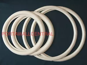 Zestaw 4 białych pierścieni ściennych 2x 18'' cali cienkie-2x 17'' cali duże do motocykla #19 - Zdjęcie 1 z 4