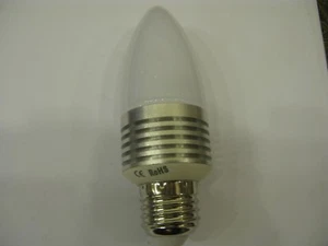 10 x 4W E27 ES AR WARM WHITE LED Candle Light Lamp Bulb AC 230V JobLot UK SELLER - Picture 1 of 5