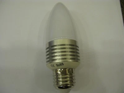 10 x 4W E27 ES AR WARM WHITE LED Candle Light Lamp Bulb AC 230V JobLot UK SELLER - Image 1 of 4