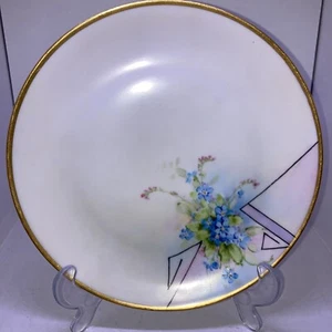 Vintage Hutschenreuther Selb JHR Bavaria Plate. 8 1/2” Forget Me Not - Picture 1 of 5