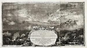 Copenhagen Denmark Dahlberg Pufendorf Engraving 1697 - Picture 1 of 1