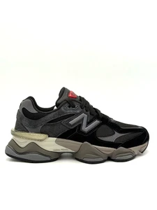 New Balance 9060 Nero Castlerock Grigio U9060BLK Uomo Taglia 4 Nuovo - Foto 1 di 7
