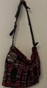 BETSEYVILLE by Betsey Johnson born to rock black and Red Tote/Bag - Picture 1 of 9