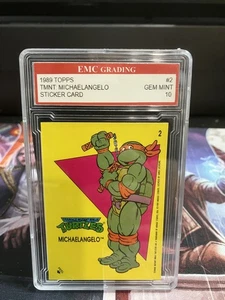 DONATELLO TMNT 1989 Topps Teenage Mutant Ninja TURTLES CARD #2 EMC GRADED 10 - Picture 1 of 2