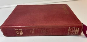 Holy Bible KJV The Open Bible James Robison Senders Study Red Letter 1975 - Picture 1 of 22