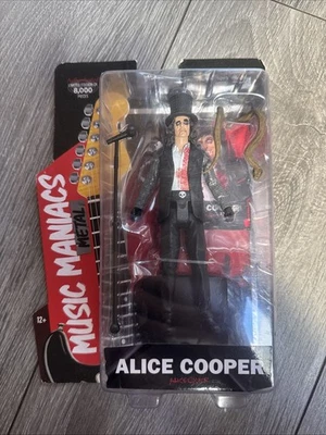 CAJA DE PEGATINAS - Figura de acción McFarlane Music Maniacs Metal 6" Alice Cooper Foto 1 de 4