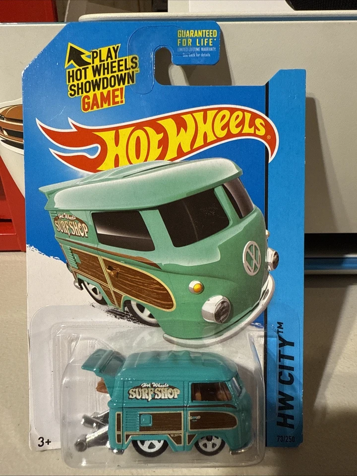 Hot Wheels Volkswagon KOOL KOMBI Surf Shop #73 (Turquesa) 2015 Surf Patrol NUEVO Foto 1 de 1
