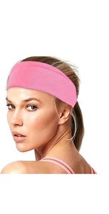 5er Pack Sport Stirnbänder Elastisch Weich Stoff Rutschfest Haarbänder Mehrfarbig - Bild 1 von 8
