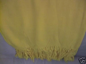 New Yellow Pashmina/shawl/wrap/scarf 100% Rayon SALE - Picture 1 of 1