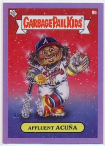 2023 Garbage Pail Kids GPK X MLB GROSS Purple 9b Ronald Acuna 06/10 - Bild 1 von 2