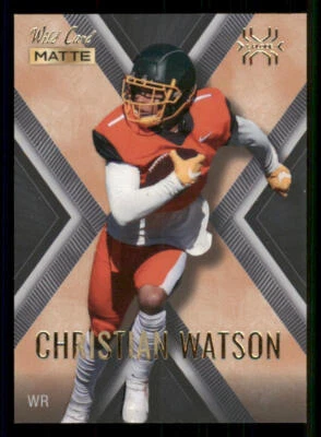 2022 Wild Card Matte Black X-Plode #MXP9 Christian Watson - Image 1 of 2