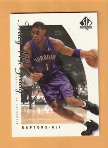 Tracy McGrady Toronto Raptors 1999-00 SP Auténtico #80 Salón de la fama 5E - Imagen 1 de 2