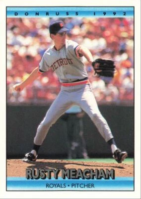 1992 Donruss Baseball Rusty Meacham Kansas City Royals #654 - Image 1 of 2