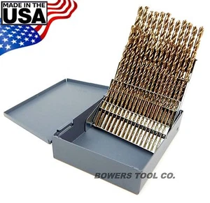 Juego de brocas medidor de alambre Norseman 60 piezas COBALTO M42 NÚMERO con índice #1-60 EE. UU. D-60 - Imagen 1 de 5
