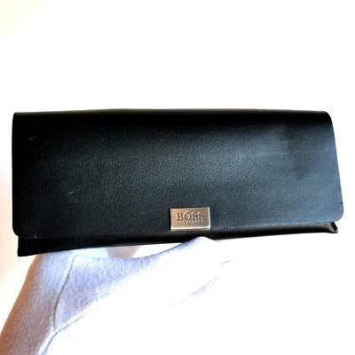 fodero occhiali da sole custodia BOSS sunglasses case astuccio vintage hugo - Immagine 1 di 3