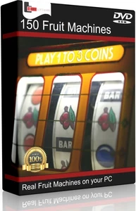 150+ REAL FRUIT MACHINES ON YOUR PC SOFTWARE SIMULATOR FOR UK MACHINE ON DVD - Picture 1 of 3