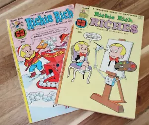 Richie Rich Comic Books Lot – #151 (Feb 1977) & #27 (Nov 1976) - Picture 1 of 7