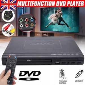 DVD Player Compact Multi Region HDCD CD VCD Music Disc Upscaling USB With Remote - Picture 1 of 13