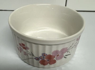 Colección Galleria 1985 vintage gres Ramekins rosa japonés floral Foto 1 de 2