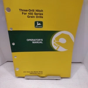 JOHN DEERE OPERATOR'S MANUAL THREE-DRILL HITCH FOR 450 SERIES DRILLS OMN200295 - Bild 1 von 6
