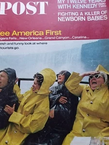 The Saturday Evening Post ~ August 28, 1965 ~ $0.25 ~ My 12 Years w/Kennedy Pt 2 - Picture 1 of 7