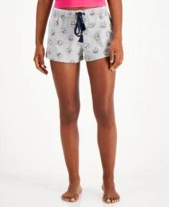 Jenni Womens Shorts Pajama Gray XS Dog Print NWT - Picture 1 of 4
