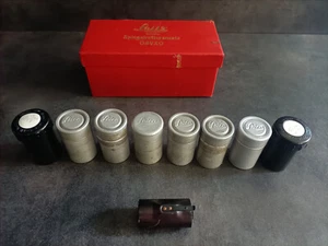 8 cartouches LEICA/LEITZ avec boîtes + 1 pellicule voilée + Boîte LEITZ OZYXO - Photo 1 sur 8