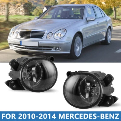 Fog Lights for 2010-2014 Mercedes-benz S450 550/GLK300 350 Black Clear Projector - Image 1 of 4