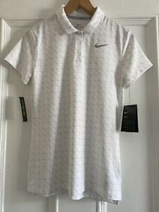 Nike Dry Golf Shirt Women’s Polo . White  Size Small    929543-100