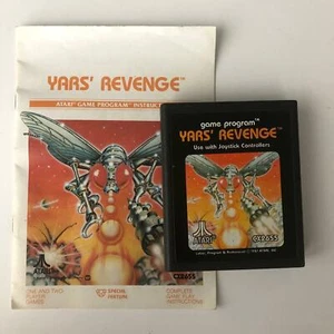 Yars' Revenge Atari 2600 CX2655 Original Spiel Cartridge & Handbuch - Bild 1 von 1