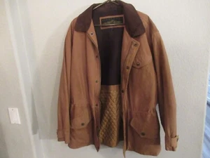 Men’s  Leather / Suede STRUCTURE BRAND Coat Size MENS L LARGE - Picture 1 of 9