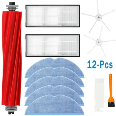 MARKENLOS für Xiaomi Roborock S7 T7 T7S T7Plus S7+ S7 Max Zubehör Filter Bürsten Wischtuch