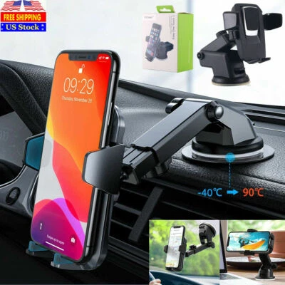 360° Mount Holder Car Windshield Stand For iPhone Samsung Mobile Cell Phone GPS - Image 1 of 4