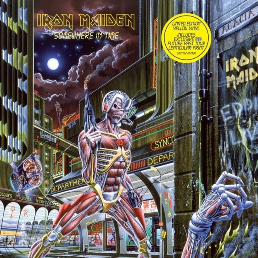 Iron Maiden  - Somewhere In Time (Yellow Vinyl) Vinyl LP NEU 09556246 - Bild 1 von 1