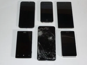 Job Lot 6 Mobile Phones Untested Samsung Sony etc. - Picture 1 of 10
