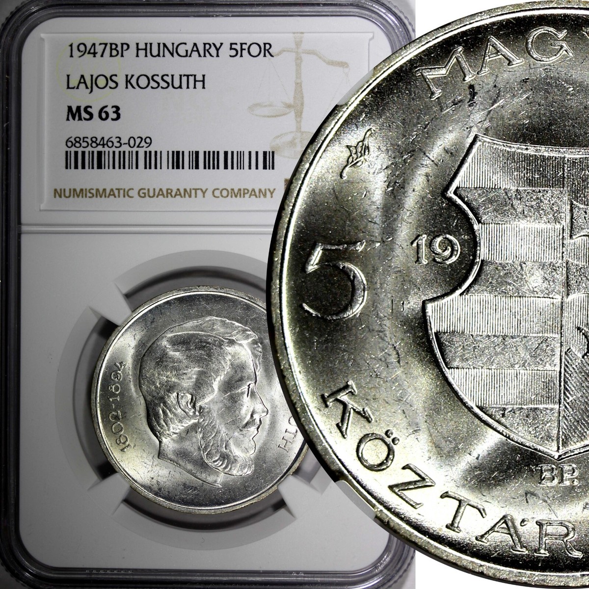 レア外貨✨　1947年　5フラン Silver 1947 Year Hungarian Coins for sale | eBay