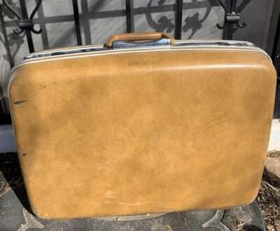 Maleta Equipaje Vintage Samsonite Silhouette Beige Carcasa Rígida 21X17X7 Sin Llave Foto 1 de 4