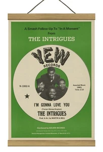Intrigues "I'm Gonna Love You" Original Promo Ad, montiert mit Magnetrahmen! - Bild 1 von 3