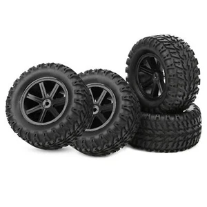 Neumáticos de coche de radiocontrol ruedas de radiocontrol neumáticos fuertes duraderos 100 mm neumáticos de radiocontrol negro ZO - Imagen 1 de 17