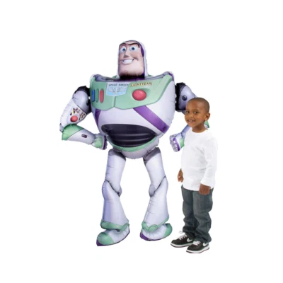 Toy Story Buzz LightYear Balloon 3D Airwalker 62" Jumbo Foil Party Supplies - Image 1 of 2