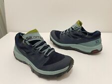 Salomon Outline Womens Size 6.5 Gore-Tex Blue Hiking Shoes Sneakers 406188 Gore