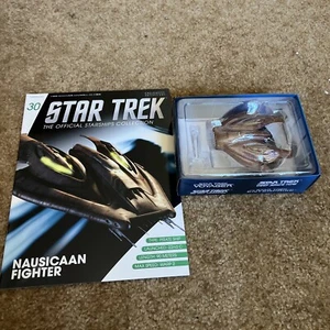 Eaglemoss Star Trek NAUSICAAN FIGHTER Edición # 30 Modelo y Revista - Imagen 1 de 5