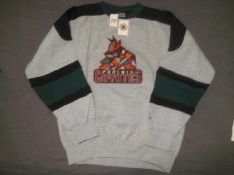 Vintage Phoenix Coyotes Sweatshirt Hockey XL New with Tags Cover