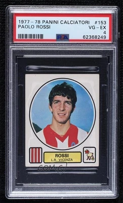 1977-78 Panini Calciatori Paolo Rossi #153 PSA 4 Foto 1 de 2