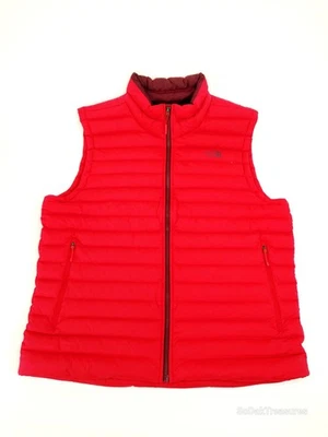 The North Face Mens XL Stretch 700 Down Vest Red Puffer Full Zip - Image 1 of 4