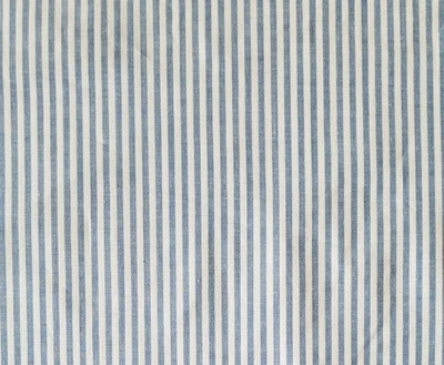 BTY 50"W Rayas Azul Cielo/Blanco 100% Poli "Hannahs Mountain" Impresión ¡NUEVO! Foto 1 de 3