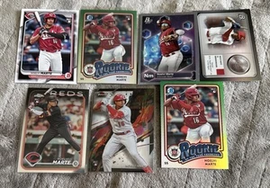Noelvi Marte RC Lot (7) Panini Topps Chrome Bowman MLB Baseball Cincinnati Reds - Bild 1 von 5