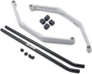 Align/T-Rex Helicopters 550L,600E Pro DFC (WHITE)Complete Landing Skid - Picture 1 of 4