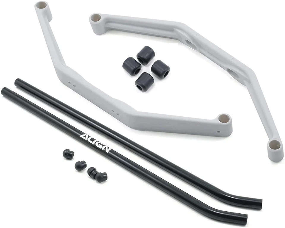 Align/T-Rex Helicopters 550L,600E Pro DFC (WHITE)Complete Landing Skid - Image 1 of 4