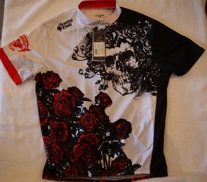 Primal Cycling Jersey Mens XX Large GRATEFUL DEAD Skulls & Roses 3/4 Zipper NWT - Picture 1 of 7